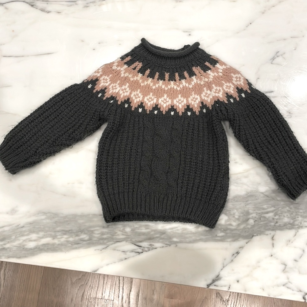 Zara Toddler wool sweater. Size 12-18 months.